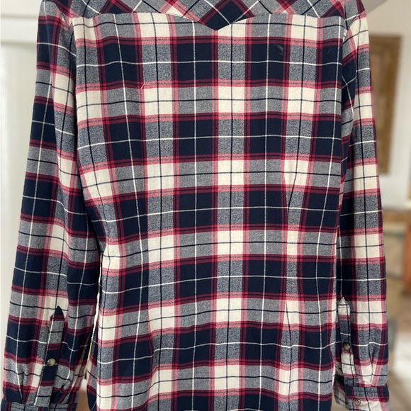EUC JACHS Girlfriend Western Style Cotton Flannel Shirt Soft fleece Lining M - Picture 2 of 9